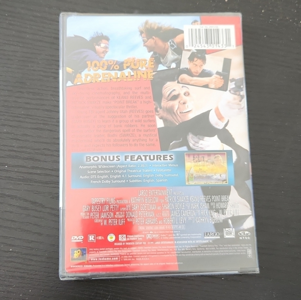 DVD Point Break *sealed* - Picture 2 of 2